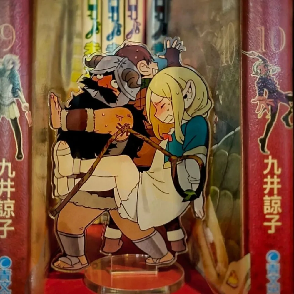 Фото Вкусный в Dungeon акриловая фигурка-подставка Senshi Marcille аниме периферийные устройства милый мультфильм нежный акриловый настольный орнамент №1