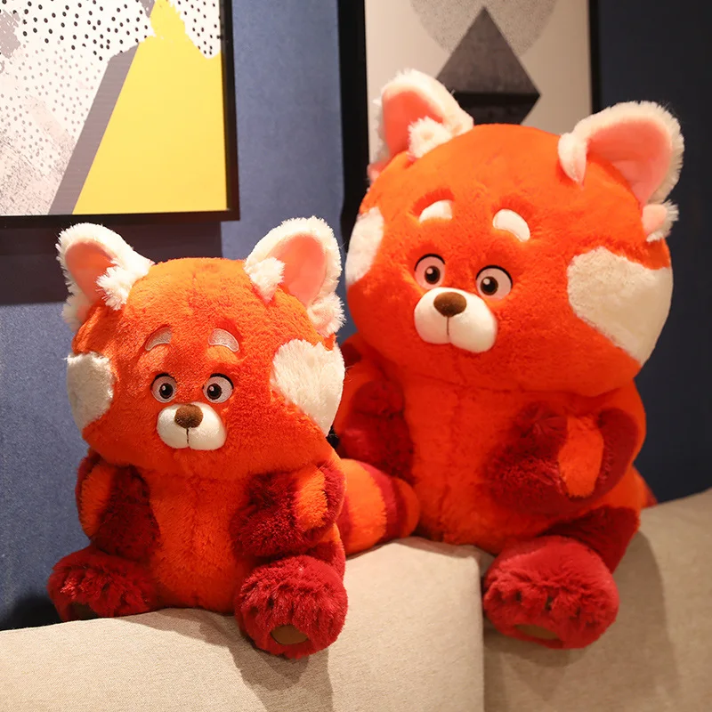 

Turning Red Disney Pixar Bear Plush Doll Kawaii Cartoon Anime Fluffy Stuffed Animal Red Panda Plush Toys Children Gift Tur