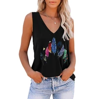 women top casual sexy camisole tanks top simple loose sleeveless t shirts new vest ropa mujer v neck elegant ladies cami tee