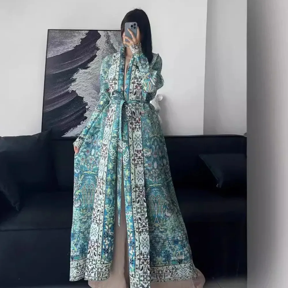 Плиссированная летняя новая модель 2024 плиссированная голубая искусственная