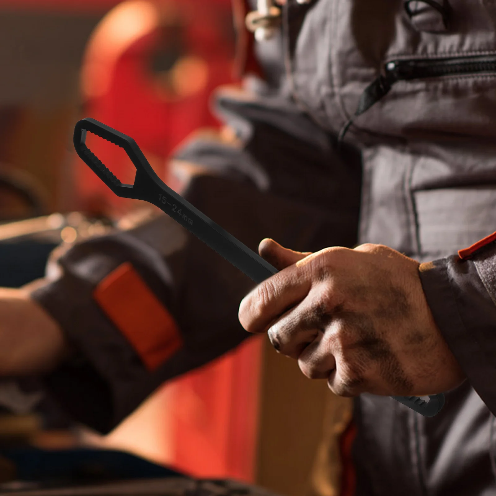 Двойной гаечный ключ универсальный многофункциональный самозатягивающийся