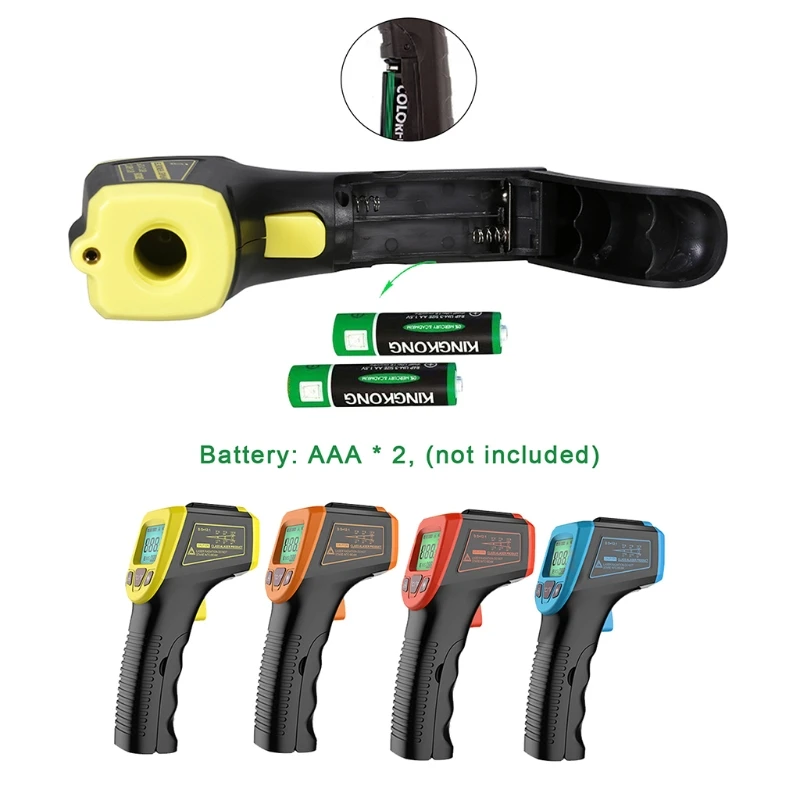 

GM320 Non-Contact Infrared Thermometer -50~380/600 ℃ LCD Display Infrared Industrial Digital Pyrometer IR Point Gun Temp Meter