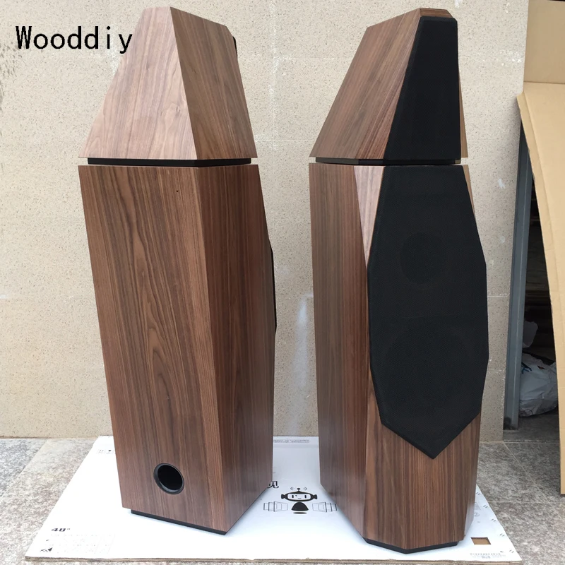 Деревянный самодельный 12-дюймовый одинарный динамик из березовой фанеры пустой