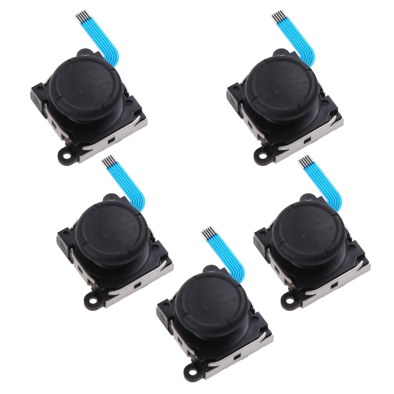 

3D Analog Joystick Thumb Sticks for Switch Controller, Sensor Rocker Replacements Drop Shipping