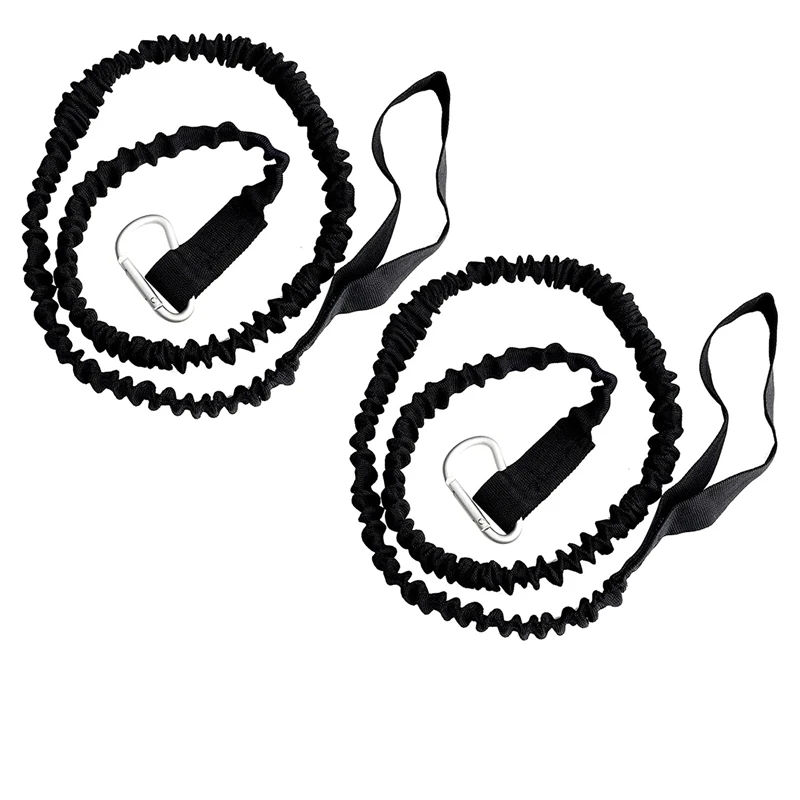 

2Pcs Kayak Paddle Leash,Stretchable Paddle Straps With Carabiner Paddle Kayak Rope For Canoe Boat Surf Board Fishing Rod