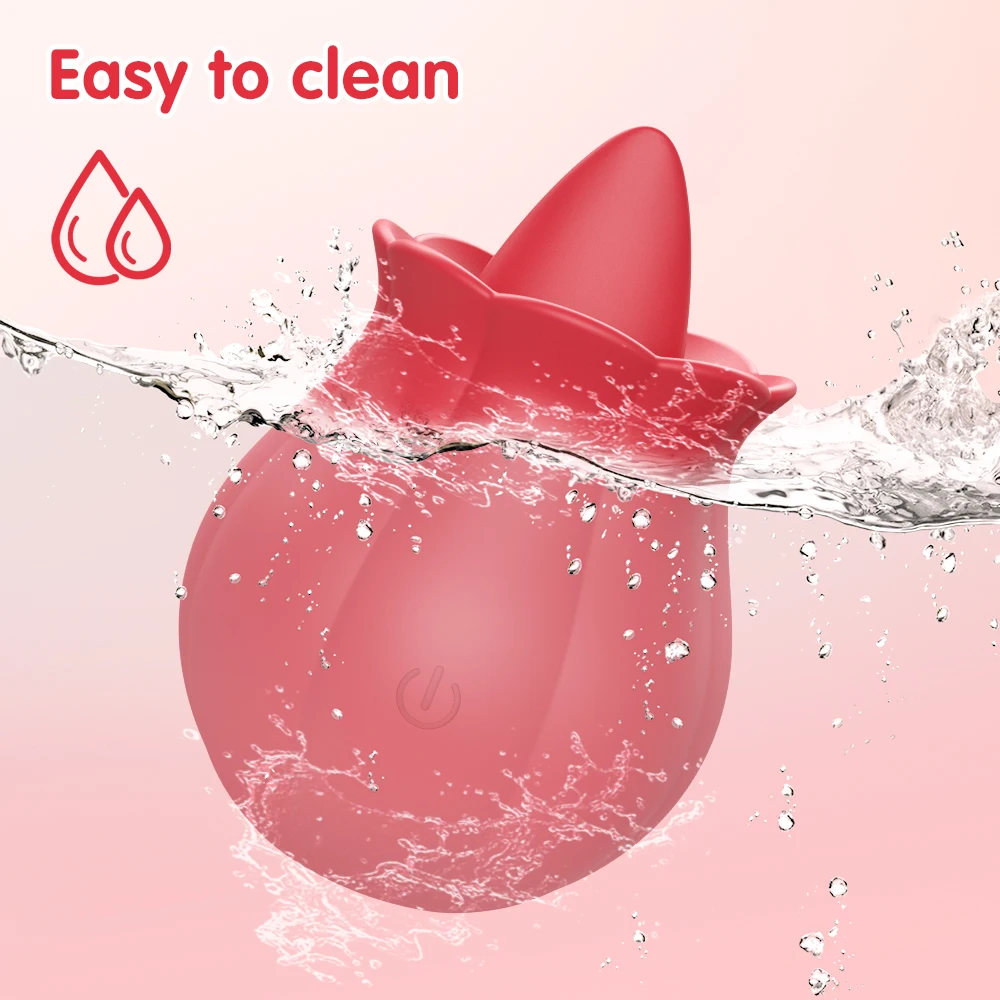 Фаллоимитатор вибратор роза лизание сосков Стимулятор клитора вибрирующее яйцо