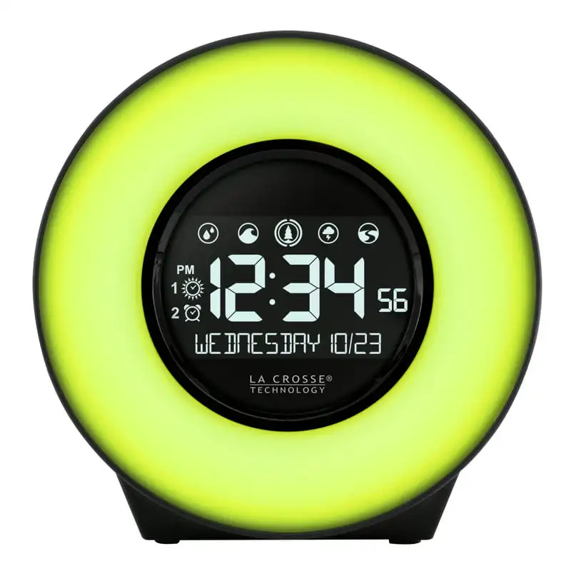 

Multi-Color LCD Desk Digital Alarm Clock with Sounds and USB Despertador infantil Clock digital Lcd clock Digital calendar Digit