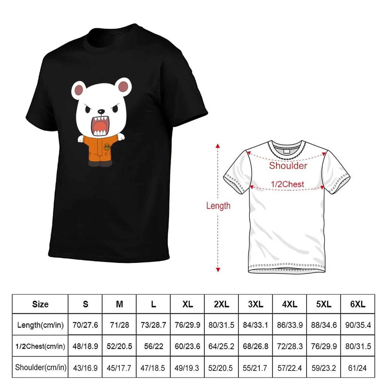Фото Футболка Bepo The Martial Artist Bear с художественным принтом, повседневный топ с принтом №2