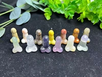 19kinds free shipping items smart jewelry charm natural crystal stone sterilized safe and reliable male organ ornaments