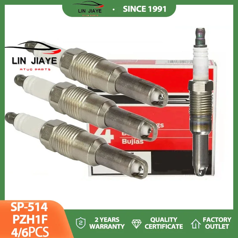 4/6 шт. SP-514 PZH1F Genine Platinum свечи зажигания для Ford Lincoln Explorer F150 4.6L PZK1F SP514 PZT1F SP 514