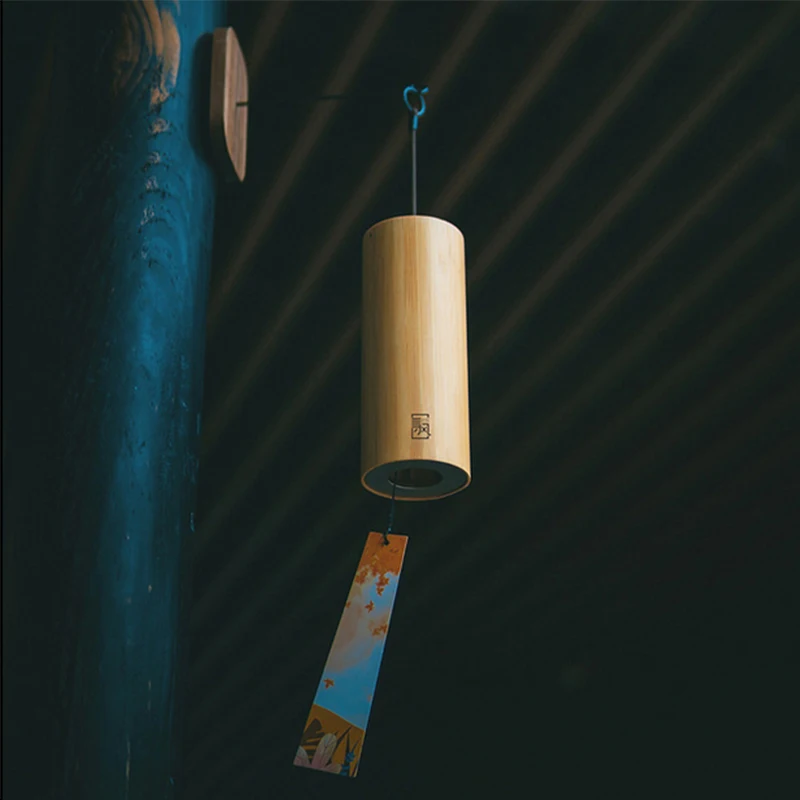 Продажа Бамбуковые деревянные ветряные колокольчики, ветряные колокольчики для улицы, сада, патио, украшение для дома, релаксация медитации, строд