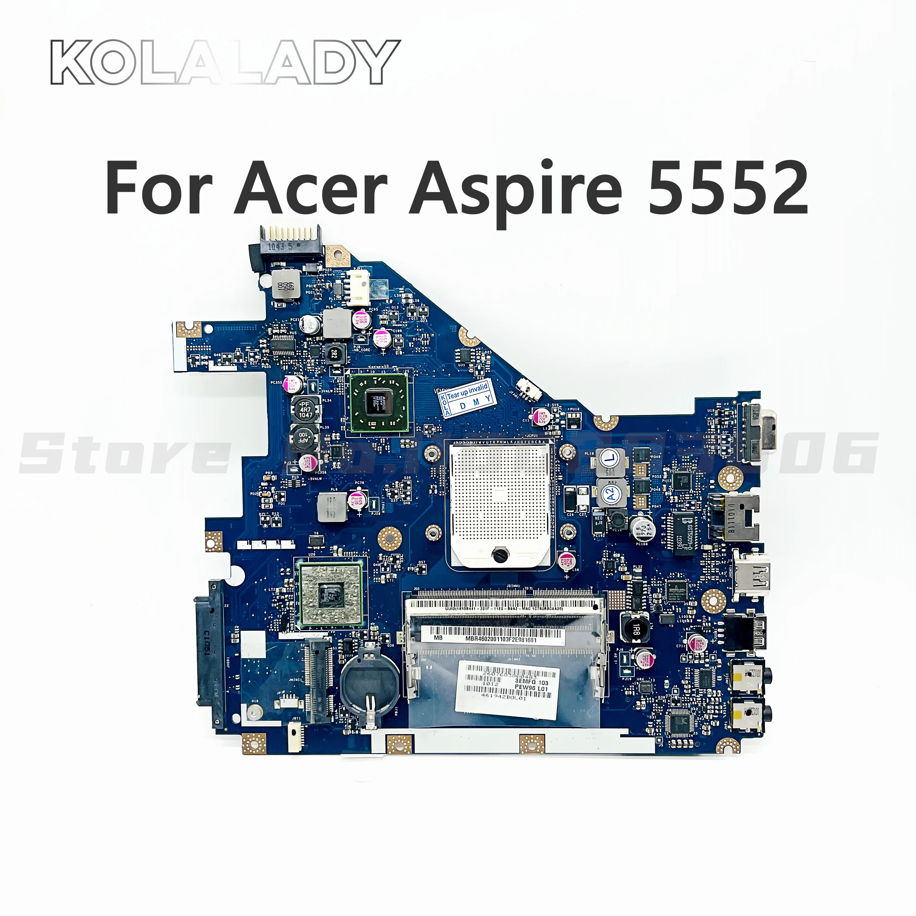 Материнская плата MBR4602001 определенно для ноутбука Acer Aspire 5552 5552G NV50A с процессором