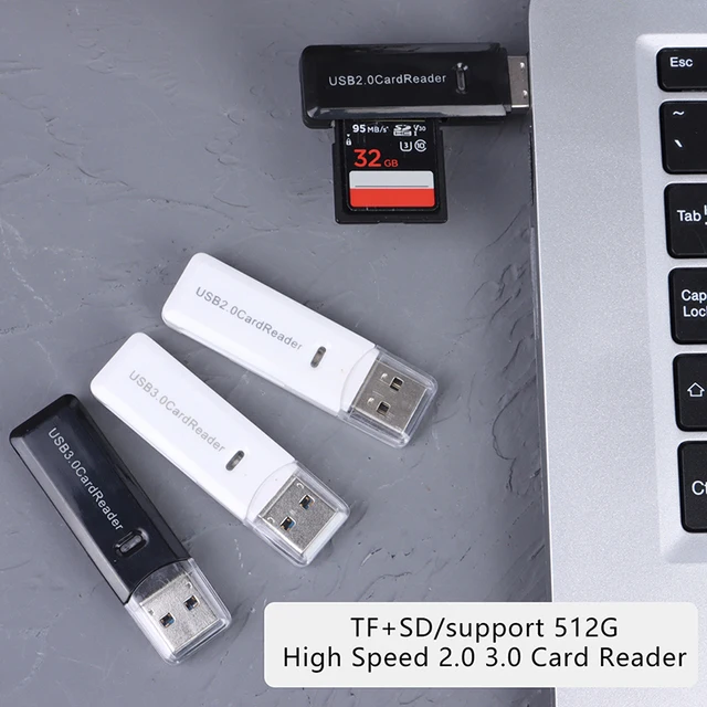 TF SD Card Reader USB 3.0 Cardreader Micro Sd Card To Usb Adaper Smart Card Reader Memory Lector De Tarjetas Laptop Accessories 2