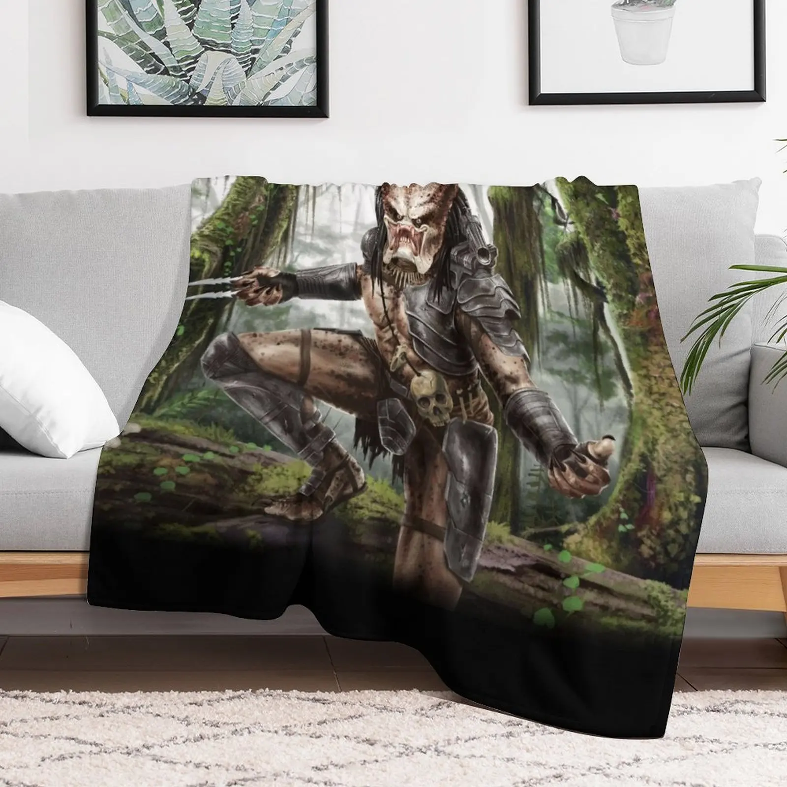 Одеяло Хищника меховые изделия летние постельные принадлежности одеяла