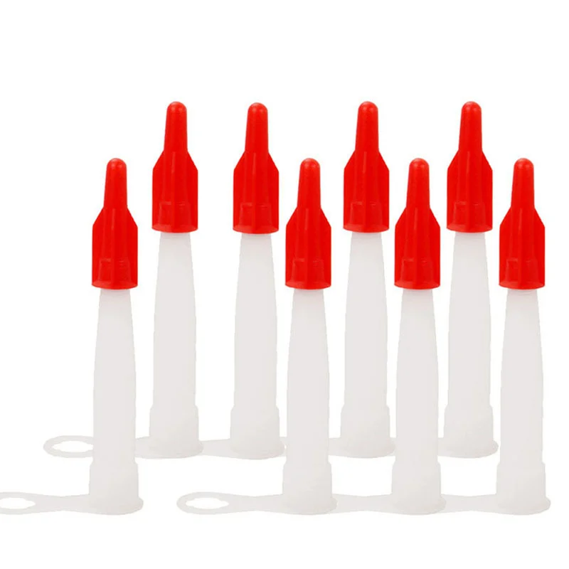 

12 шт., пластиковые универсальные насадки для клея