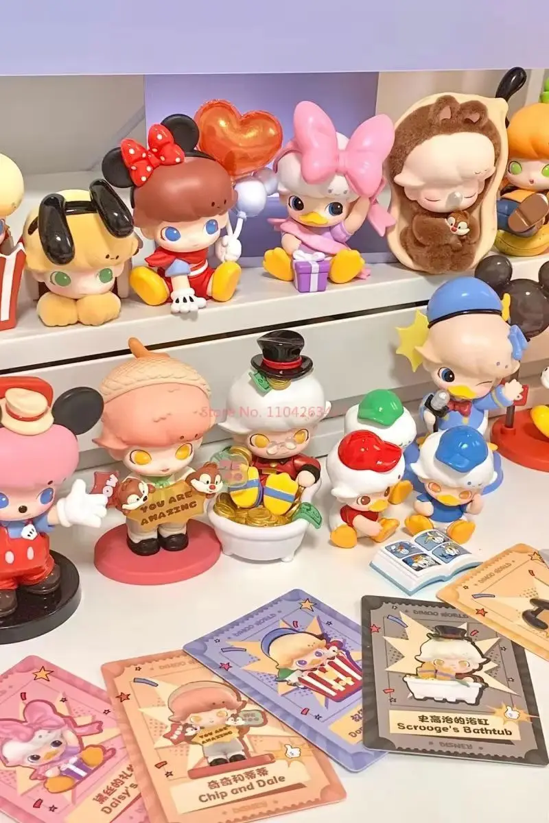В наличии: Оригинальные игрушки POP MART Dimoo World X Disney Series, слепые коробки-сюрпризы, коллекционные фигурки, мультяшные украшения, модные игрушки, подарки (art.: 3920db020baa3) - 3920db020baa3
