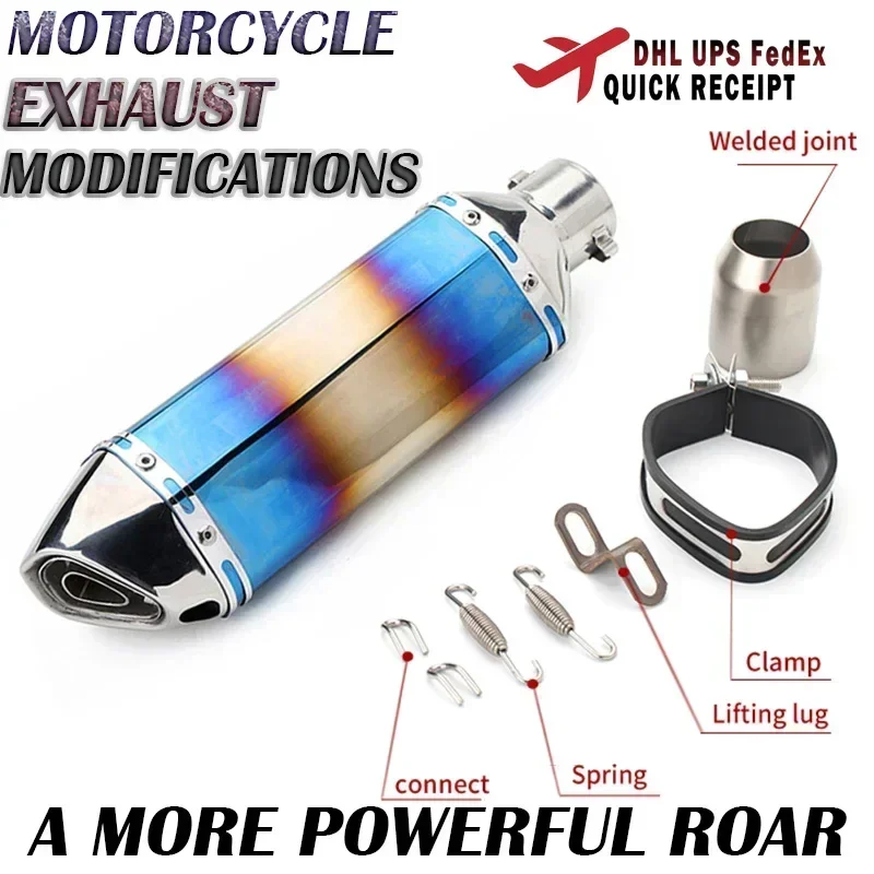 51 мм глушитель общего назначения для мотоцикла Racing Escape ak выхлопная система MT07 R3