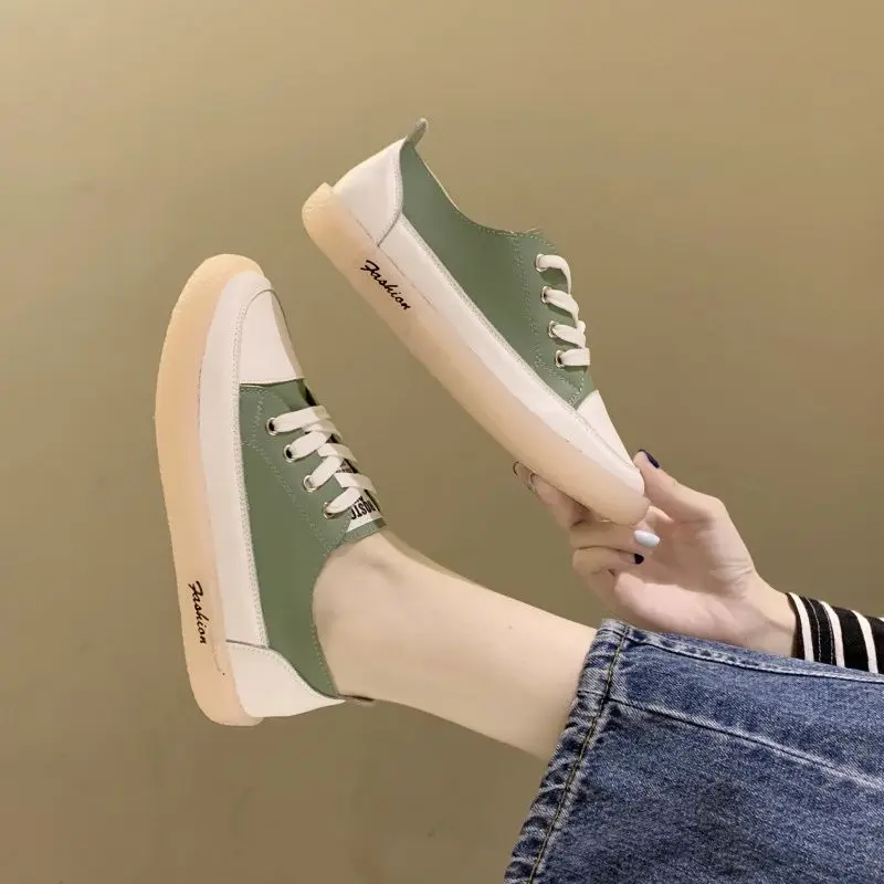 

Ladies Shoes Flat Lace Up Green Women Footwear Round Toe Urban on Offer Casual New In Sale Comfortable and Elegant Daily Routine