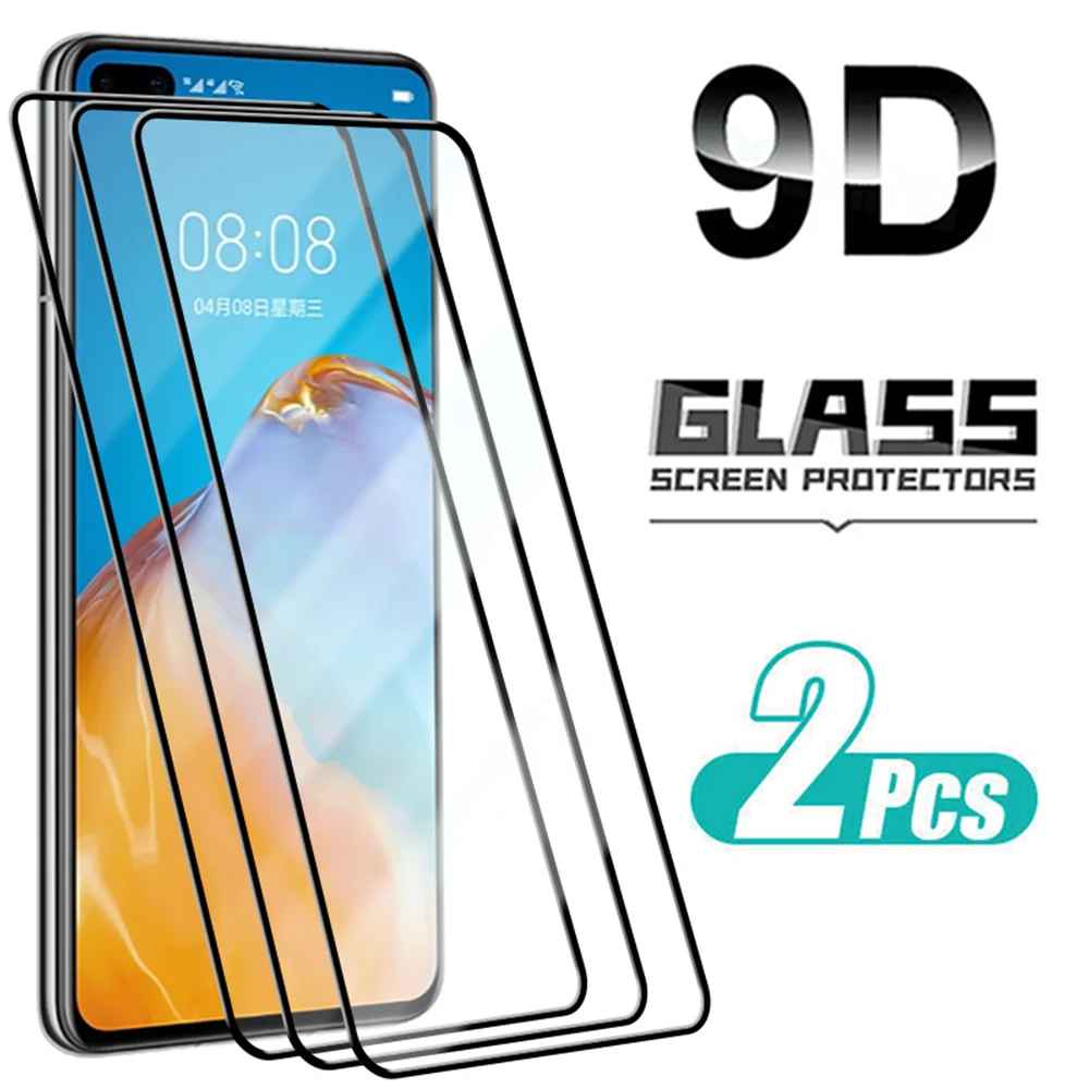 

2PCS Tempered Glass Film Is Suitable For Huawei P50 P40 P30 P20 Lite Y5 Y6 Y7 Y9 Screen Protector Smart S Z Prime 2021 2020 2019