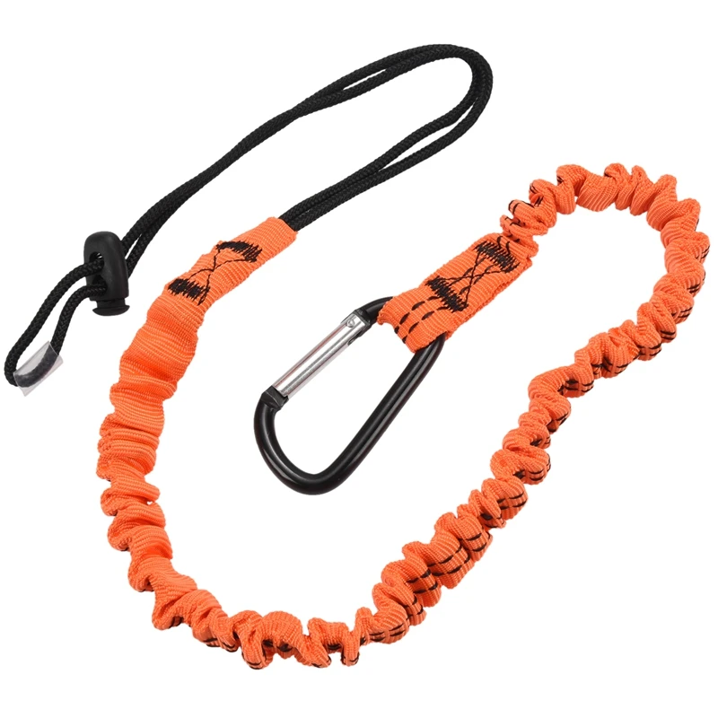 

Carabiner Lanyard Retractable Safety Rope Telescopic Elastic Climbing Tool