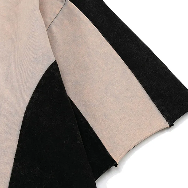 Мужская винтажная футболка Y2K Snake Grapihc с принтом гоночная спортивная лоскутная