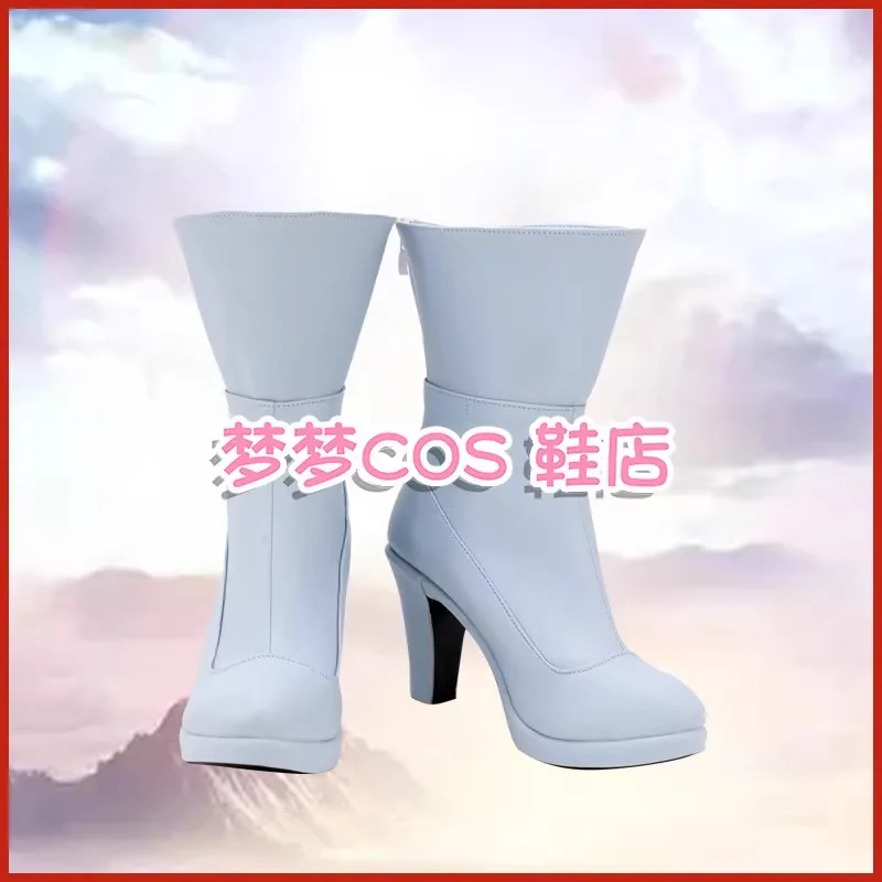 Аниме Ковбой Бибоп Фей Валентин Обувь для косплея Белый костюм Сапоги из