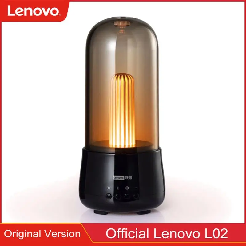 

Lenovo L02 Portable Speaker with LED Light Wireless Sound Box Camping Outdoor Loudspeaker Bluetooth Bass Stereo Sound Speaker