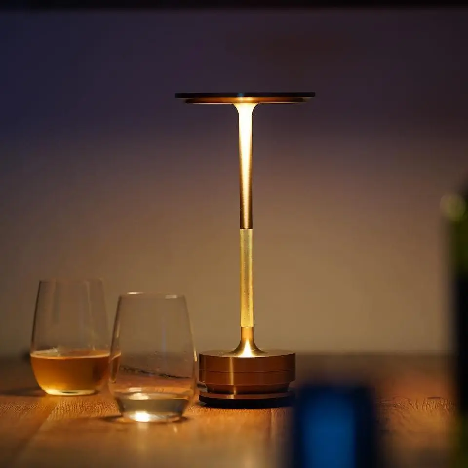 

10pcs USB Desk Lamp Modern Charging Desk Lamp Restaurant Bar 5pcs LED Desk Lamp Dimming Atmosphere Retro Portable Charging Touch