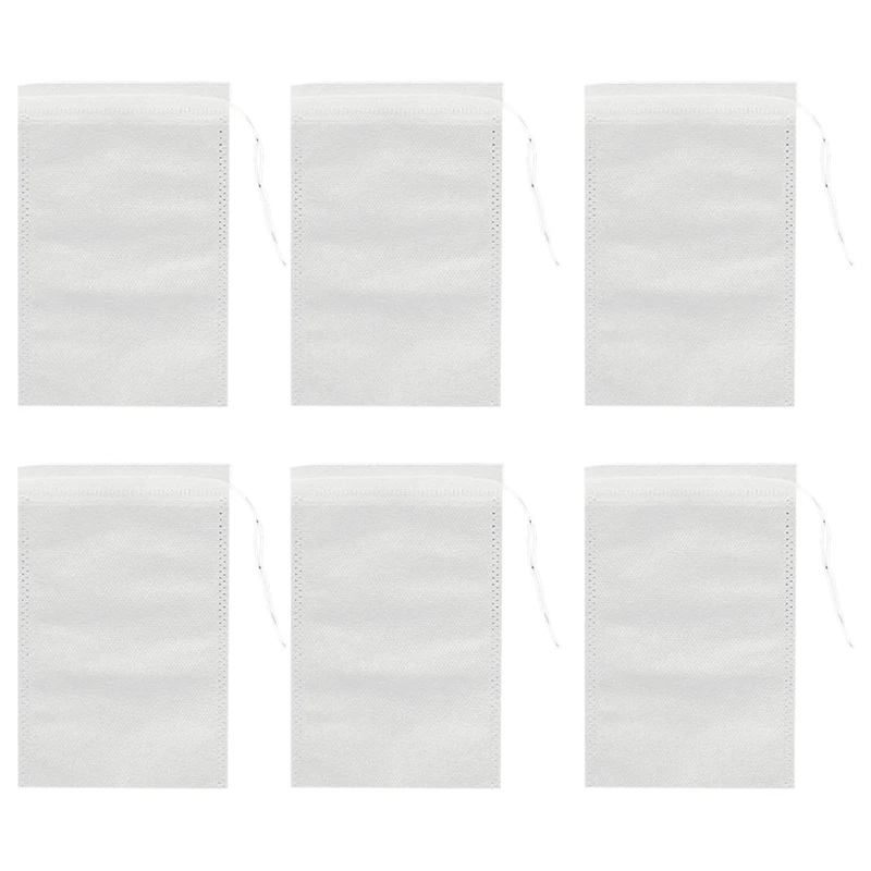 

200 Pieces Of Mess-Free Cold Brewing Bag Disposable Coffee Filter Bag Fine Mesh Brewing Drawstring Bag