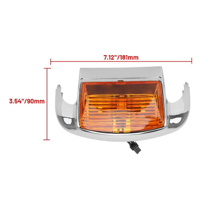 

Мотоциклетная светодиодная лампа на переднее и заднее крыло для Harley Heritage Softail Electra Glide Road King FLHR FLSTC 1996-2013