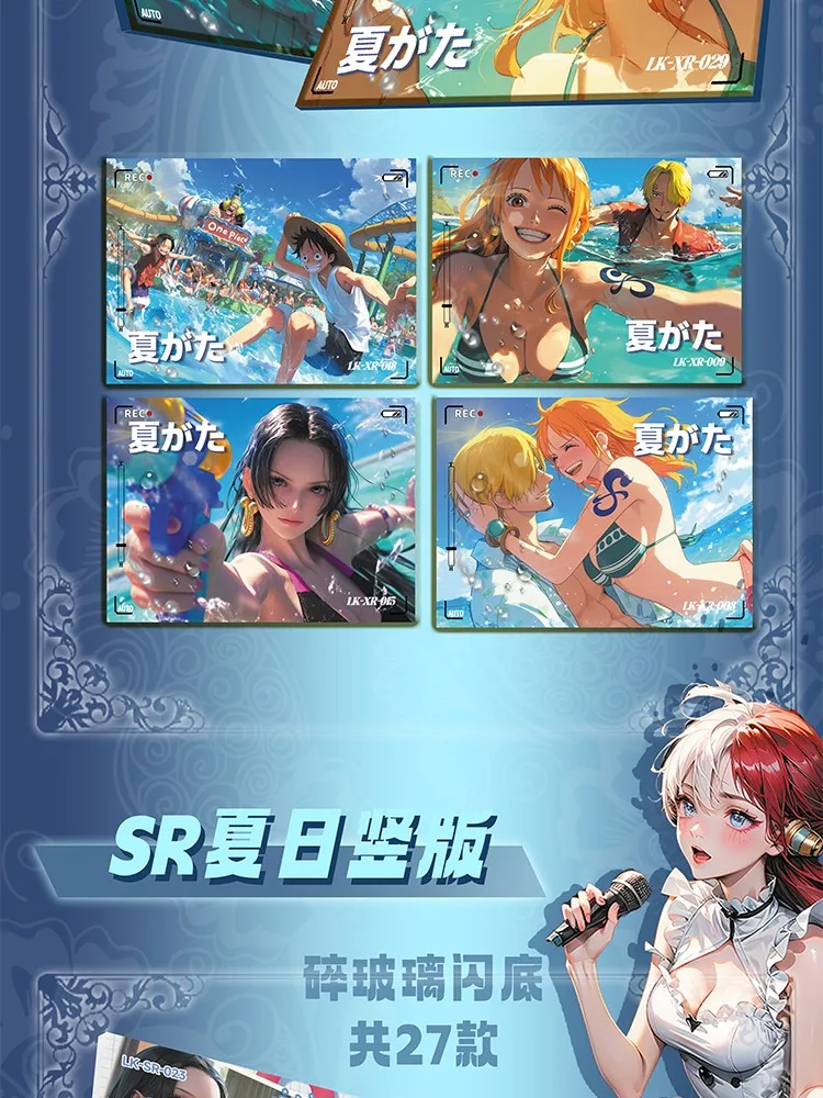 Новейший картой One Piece Carta Panger Chen Meng Personaggio аниме Rufy Zoro Nami Carte da collezione ET ограничитель