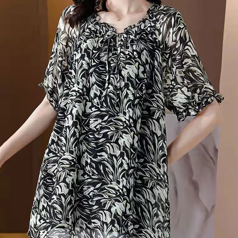 Рисунок 5 - Женская шифоновая блузка с оборками