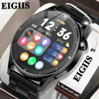 eigiis smart watch men women bluetooth call 1 32 hd screen heart rate blood oxygen monitor dial answer call smartwatch for men