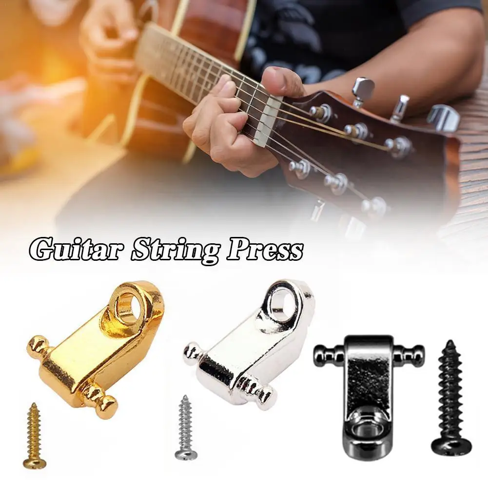 

Electric Guitar String Retainers Tree Standard Roller Mounting Guitar Guitar Parts Screws String Guides Tree with B5W4