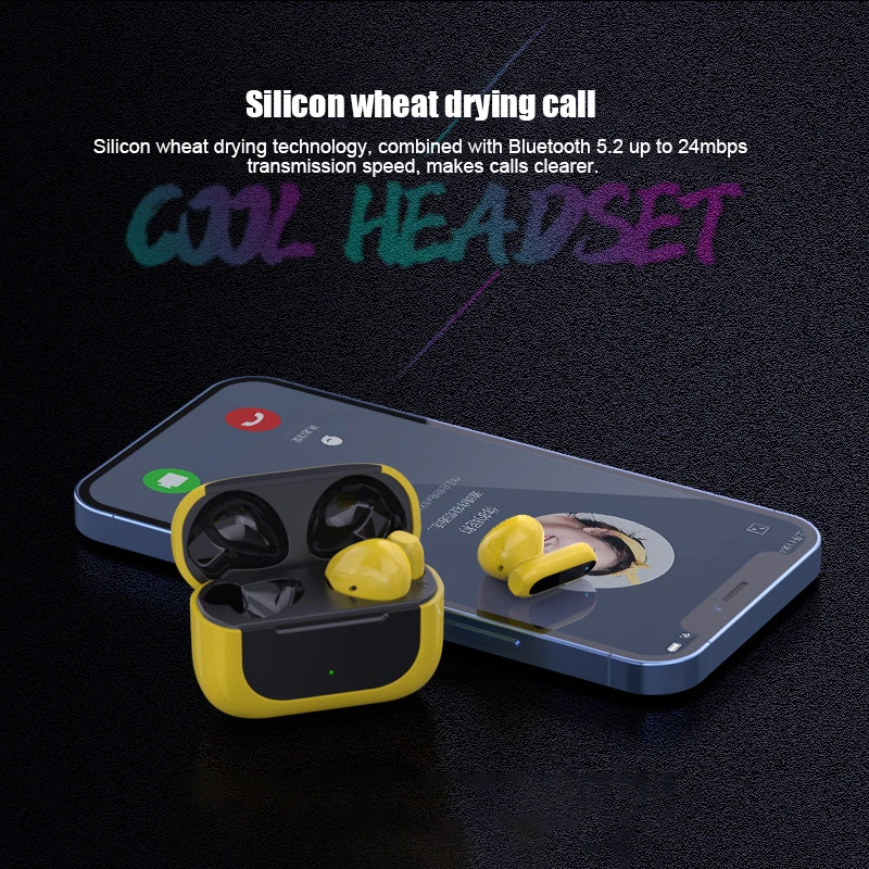 2022 New Bluetooth 5.2 Earphones Wireless Earbuds With Noise Reduction 2 Microphones 24H Playtime Waterproof Bass Sound |