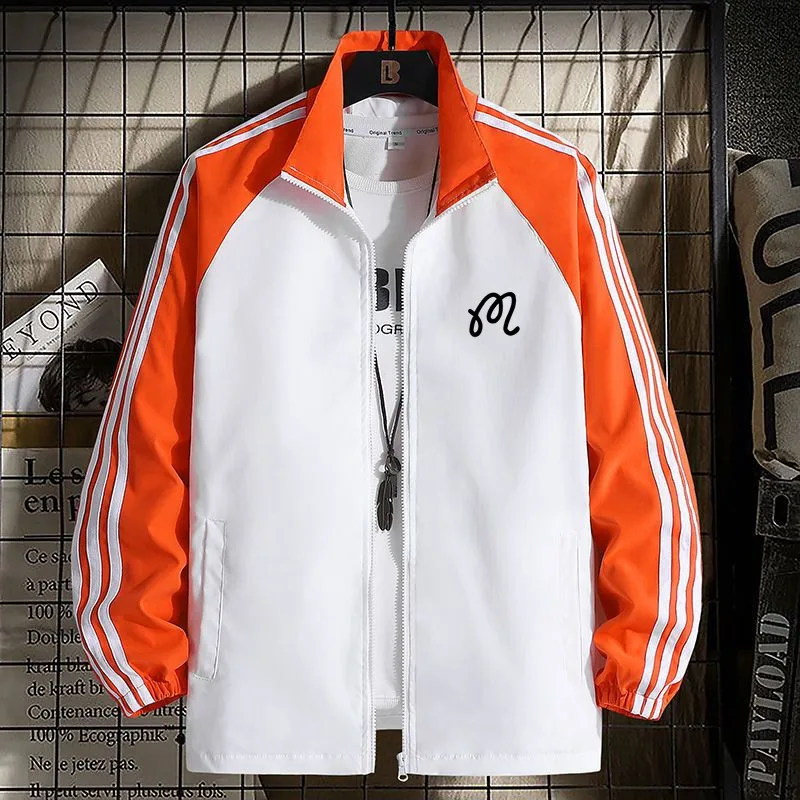 2023 spring new men's golf jacket new leisure golf jacket sports collar long-sleeve jacket zipper jacket baseball jacket