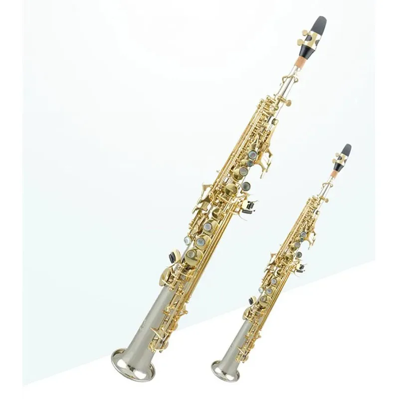 

Straight B Flat Musical Instrument Professional Soprano saxophone Free shipping