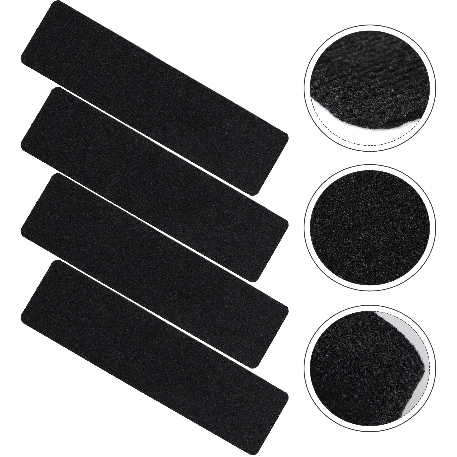 

4 Pcs Indoor Rug Carpet Stair Runners Wooden Steps Indoor Treads Polyester (Polyester) Staircase
