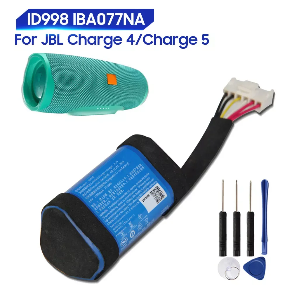 

Оригинальный сменный аккумулятор NEW2023 для JBL Charge 4 Charge5 Charge 4 5 ID998 IY068 IBA077NA SUN-INTE-118, оригинальный аккумулятор мА