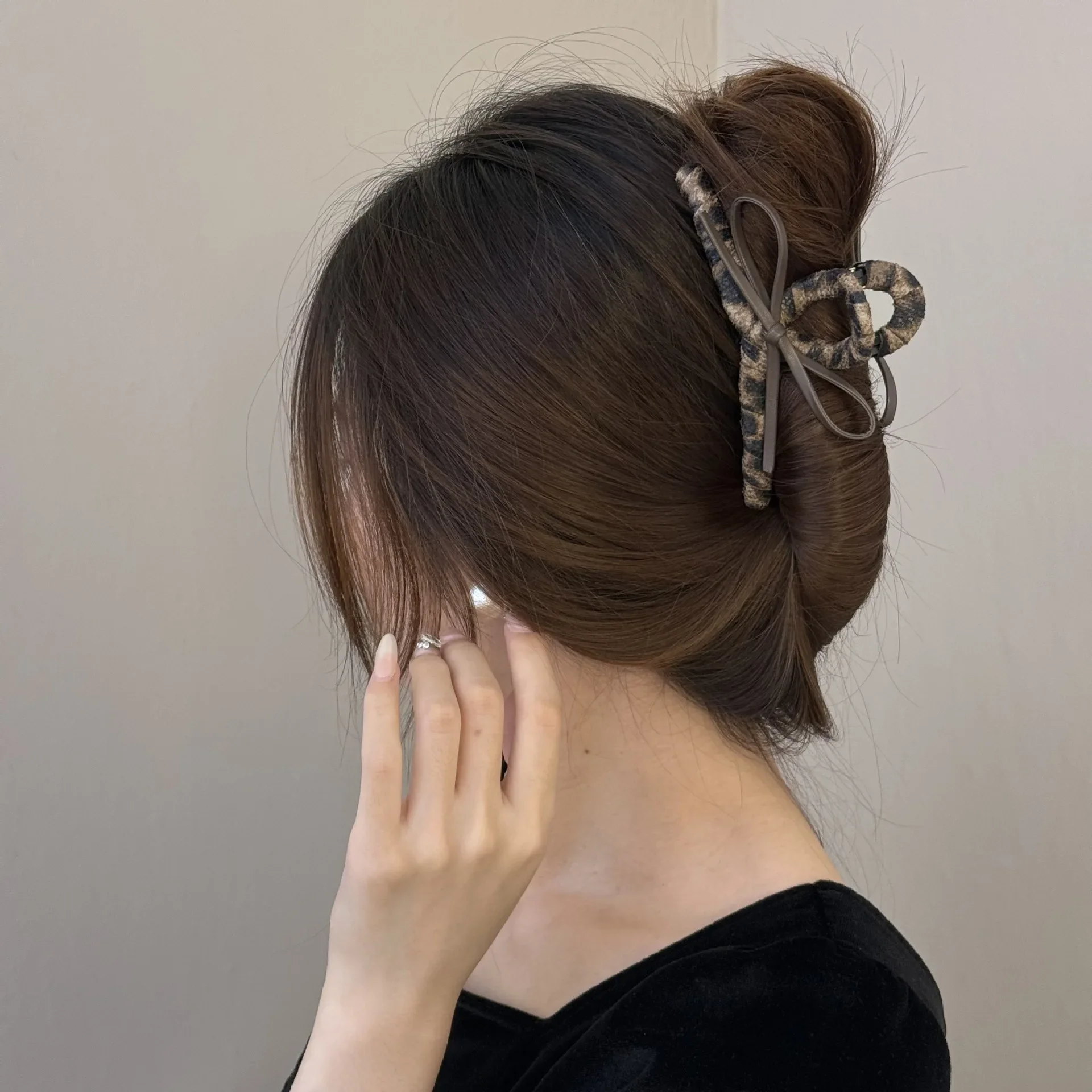 Заколка для волос с бантом аксессуары булавка женщин и девочек большой толстый