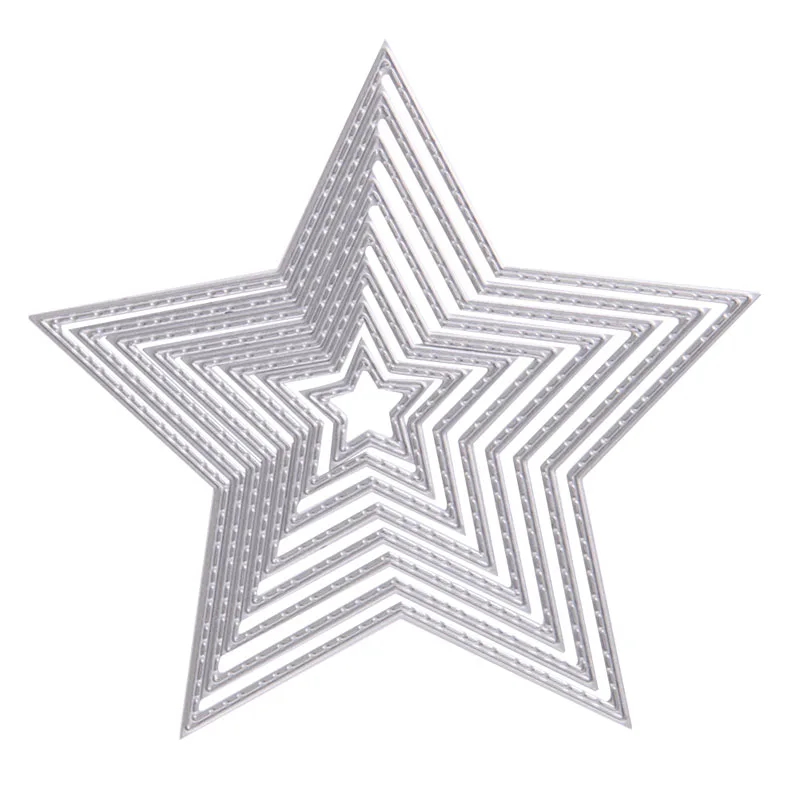 

Stars Metal DIY Cutting Dies Stencil Scrapbook Card Album Paper Embossing Craft Dropship