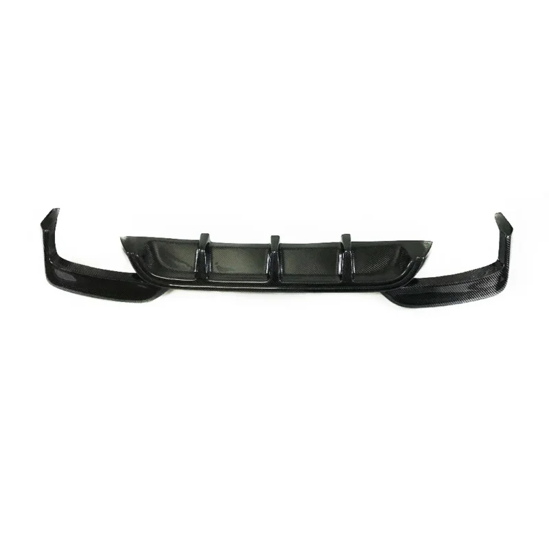 Фото Подходит для BMW F06 F12 F13 640 650 M Sports и M6 12-18 AK, задний диффузор из углеродного волокна, сплиттер №2