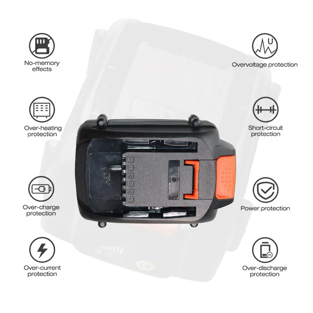 Аккумулятор Li-Ion для Worx WX390/WX176/WX166.4/WX372.1/WX800/WX678/WX550/WX532/WG894E/WG894E/WG629E/WG2