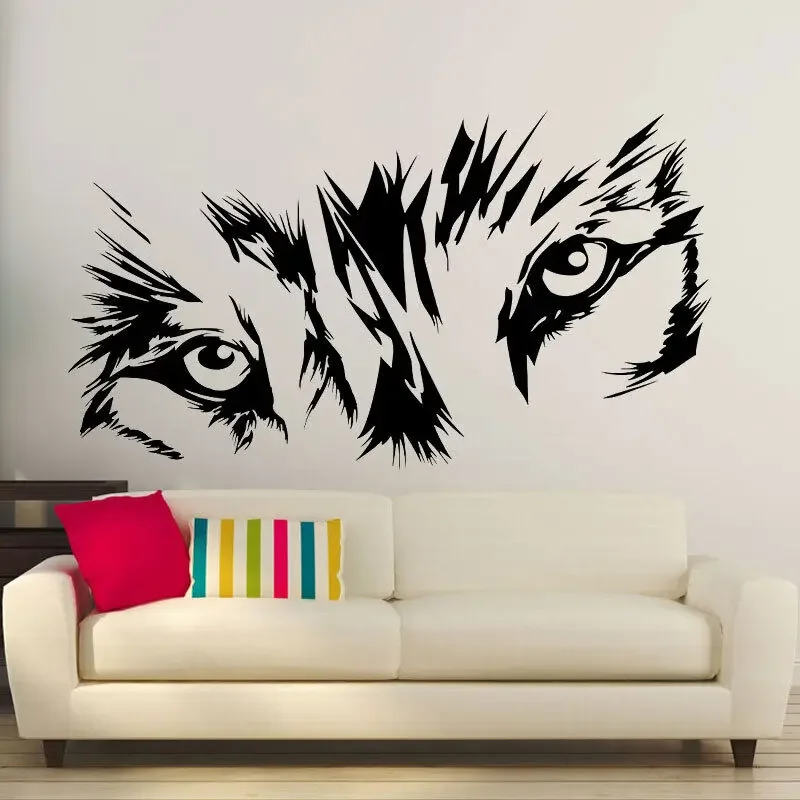 Волк Лицо Наклейка на стену Животные Виниловые наклейки Декор гостиной
