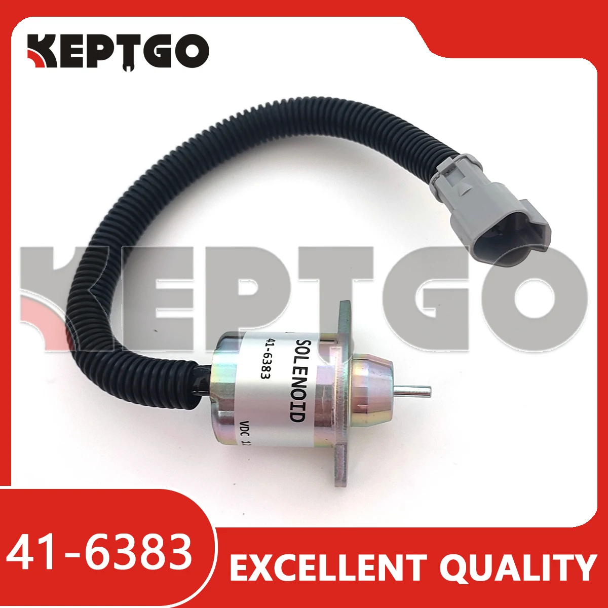 Фото Соленоод остановки остановки 12 В TK 41-6383 для Thermo King Yanmar 41-4306 1503ES-12S5SUC11S SA-4920 SA-4564 SA-4817 129486-77954 №4