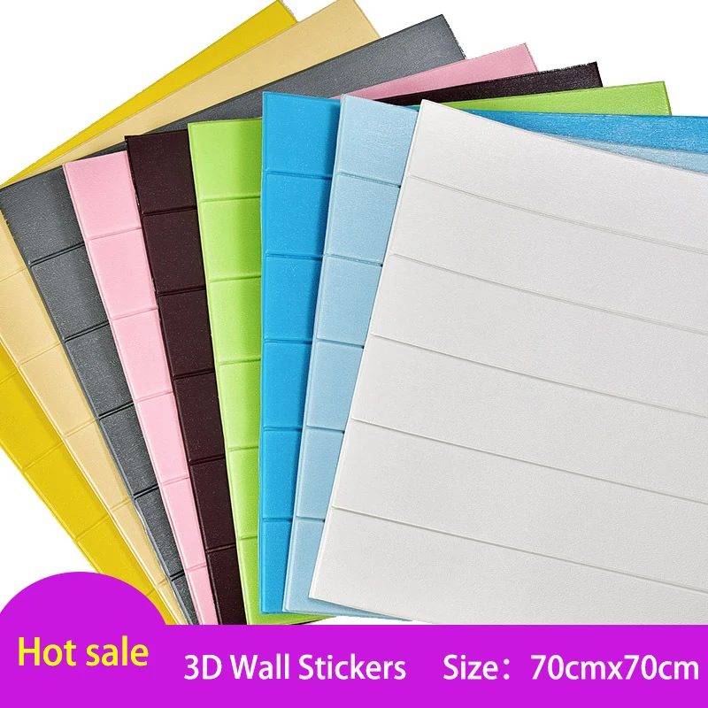 

Настенные 3d-наклейки с имитацией кирпичной древесины, декоративные водонепроницаемые самоклеящиеся обои для спальни, гостиной, фона для те...