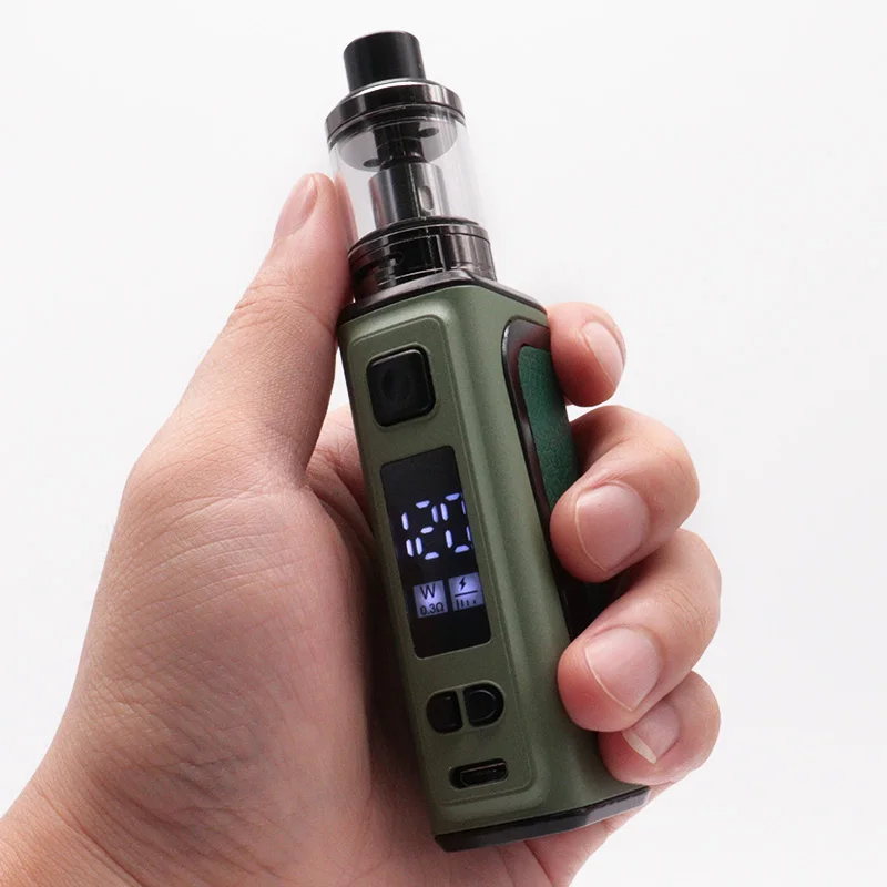 

Электронная сигарета 120 Вт, набор испарителей для курения, встроенный аккумулятор 2200 мАч, емкость 2,5 мл, OLED-экран, вейп-бокс, мод, электронная сигарета в виде ручки