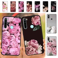 yinuoda elegant pink purple peony flower on the vase phone case for redmi note 8 7 9 4 6 pro max t x 5a 3 10 lite pro
