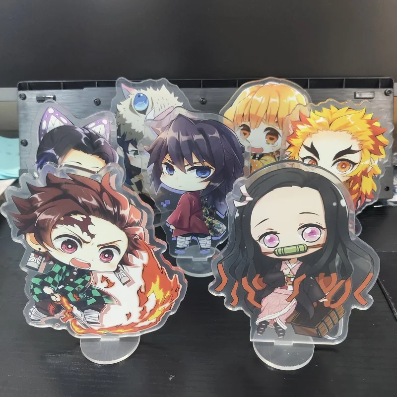 

Demon Slayer Anime Figure Stands Model Cosplay Character Kamado Rengoku Agatsuma Tomioka Acrylic Standing Sign Toys Fans Gift