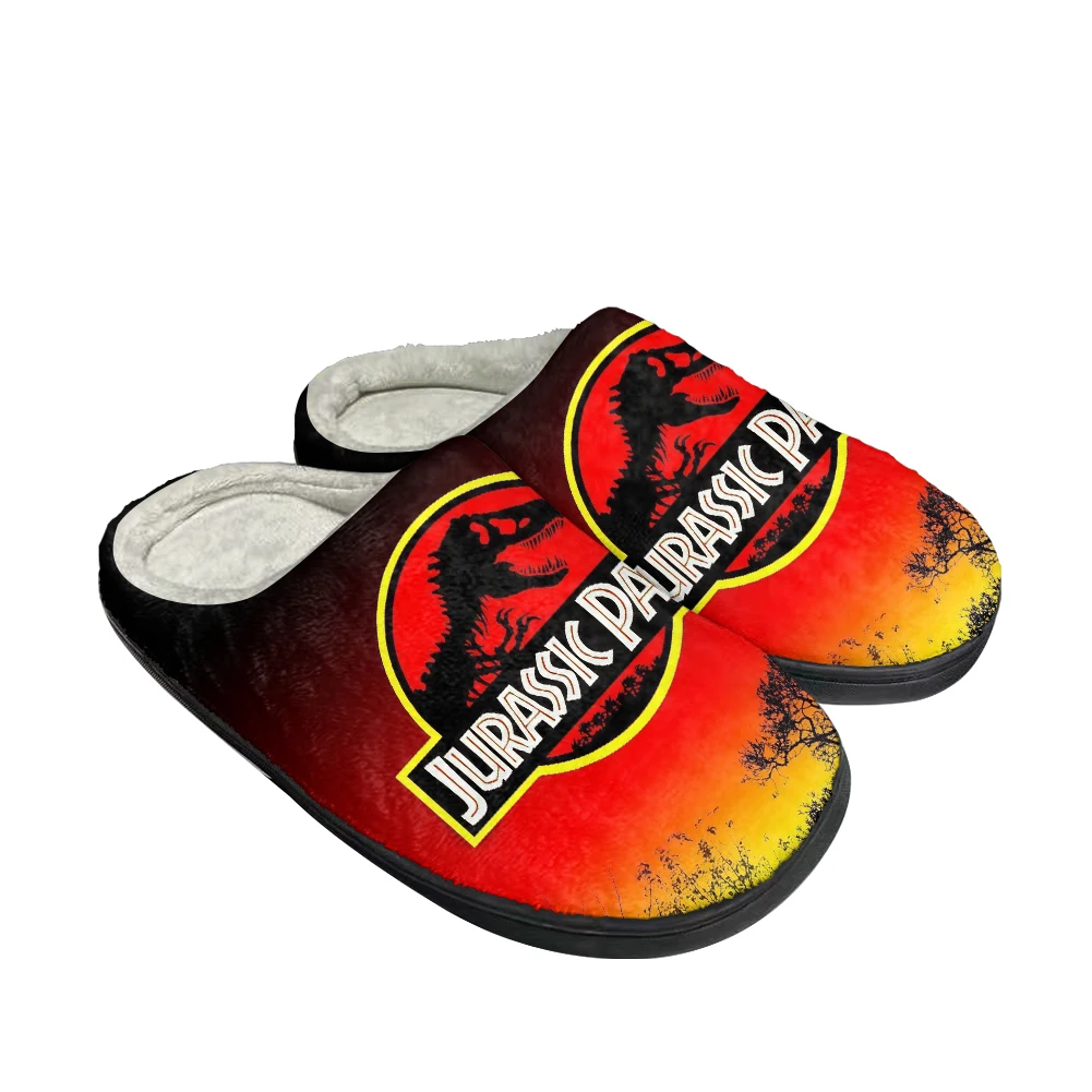 

Hot Jurassic Park Fashion Cotton Custom Slippers Mens Womens Sandals Plush Casual Keep Warm Shoes Thermal Comfortable Slipper